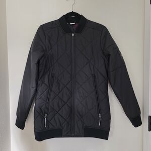 TNF Reversible Black Quilted Jacket